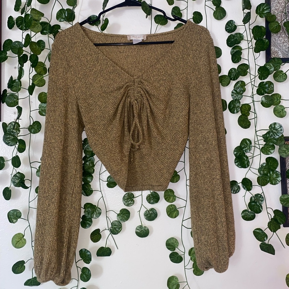 Altar’d state cropped hippie shirt